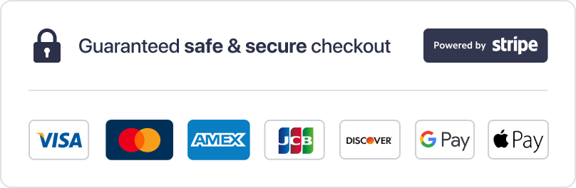 Secure Payments by Stripe